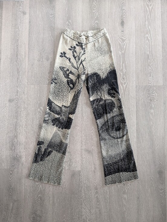 Paloma Wool Pants - Paloma Wool - Mia Crop Flare Knit Elastic waist Pants - S